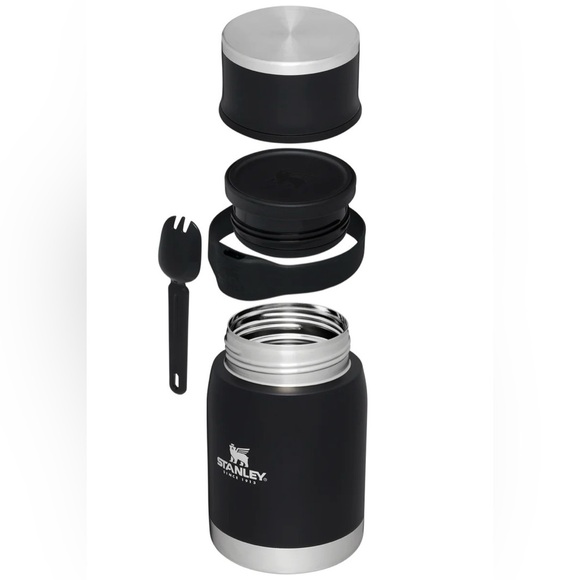 Stanley Black and Silver Adventure Food Jar - Picture 3 of 3